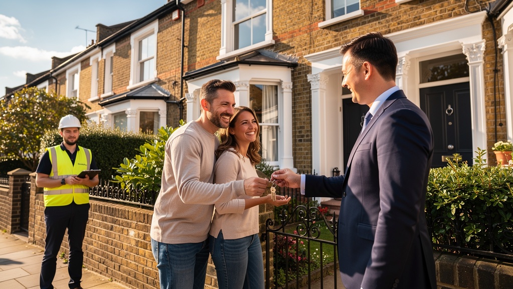 Happy first-time buyers